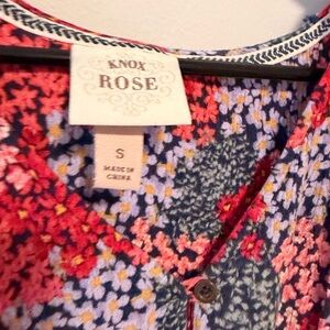 Knox Rose Floral Button-Up Dress in Multicolor